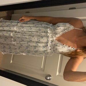 White Floral Dress